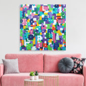 サマーイン・ザ・シティ キャンバスプリント (インサイチュ (リビング))