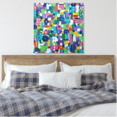 サマーイン・ザ・シティ キャンバスプリント (インサイチュ (寝室))