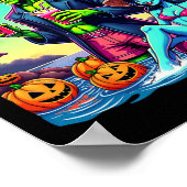 サマーウィンサマーハロウィンゾンビフランケンシュタインボー ポスター (角)