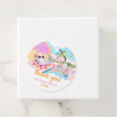 サマーウィンハロウィーンプール誕生日ラウンド フェイバータグ (インサイチュ)