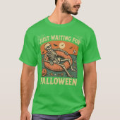サマーウィーンのスケルトンはハロウィンを待ちわびている Tシャツ (正面)