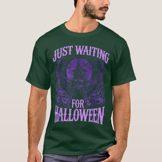 サマーウィーンのスケルトンはハロウィンを待っている Tシャツ (正面)