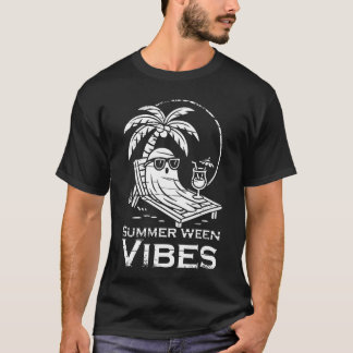 サマーウィーンの雰囲気 ゴースト おもしろい サマー ハロウィン 1 Tシャツ