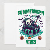 サマーウィーンの雰囲気 – リーパー Relaxed 招待状 (正面/裏面)