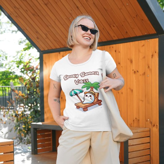 サマーウィーンキュートサマー幽霊 Tシャツ