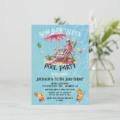 サマーウィーンハロウィーンビーチスケルトン 招待状 (スタンド正面)