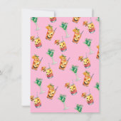 サマーウィーンハロウィーンビーチスケルトン 招待状 (裏面)