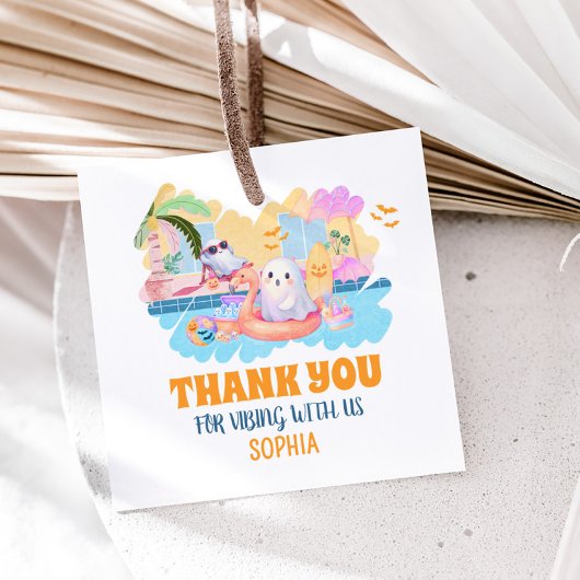 サマーウィーンハロウィーンプール誕生日スクエア フェイバータグ