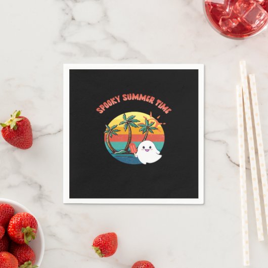 サマーウィーンビベス不気味サマータイムクラシック スタンダードカクテルナプキン (インサイチュ)