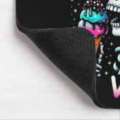 サマーウィーンビーブススケルトンアイスクリームサマーハロー マウスパッド (コーナー)