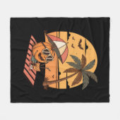 サマーウィーンビーブスパンプキンオンバカンス フリースブランケット (正面(横))