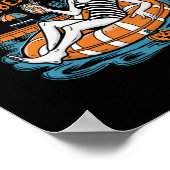 サマーウィーンビーブス不気味サマーカボチャかわいい ポスター (角)