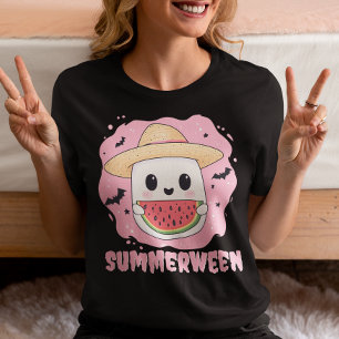 サマーウィーン かわいい ゴースト すいか 夏 トライブレンドＴシャツ