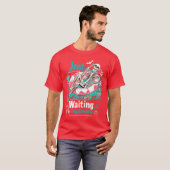 サマーウィーン サマー スケルトン ビーチ ヴァイブス 待ってる Tシャツ (正面フル)