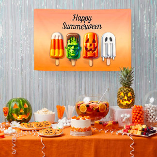 サマーウィーン サマー ハロウィン アイスキャンディー 横断幕