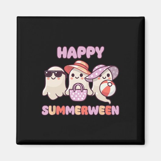サマーウィーン サマー ハロウィン ゴースト マグネット (正面)
