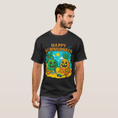 サマーウィーン スイカ パイナップル ビーチの雰囲気 Tシャツ (正面フル)