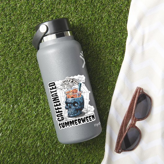 サマーウィーン ドクロ スケルトンの手 アイスコーヒー ゴス シール (HydroFlaskインサイチュ)