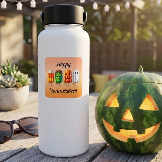 サマーウィーン ハロウィン サマー パーティー スクエアシール