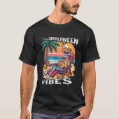 サマーウィーン・バイブス・ハロウィン・スケルトン Tシャツ (正面)