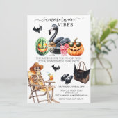 サマーウィーン・パーティー サマー プール ゴシック 招待状 (スタンド正面)