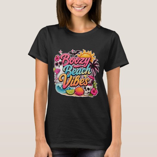 サマーウィーン・ボージビーチバイブス Tシャツ (正面)