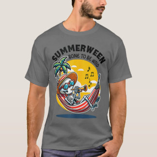サマーウィーン・ボーン・トゥ・ビー・ワイルド・スケルトン・タンクトップ 1 Tシャツ