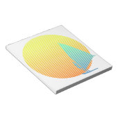 サマーウインドサーファー ノートパッド (アングル)