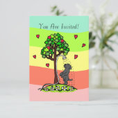 サマーウォーターおもしろいブラックラブラドール漫画 招待状 (スタンド正面)