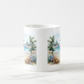 サマーウォーターカラーカリフォルニアウイル コーヒーマグカップ (中央)