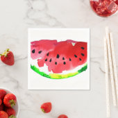 サマーウォーターカラースイカ スタンダードカクテルナプキン (インサイチュ)