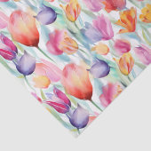 サマーウォーターカラーチューリップティッシュペーパー 薄葉紙 (詳細)