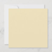 サマーウォーターカラーフローライエローブライダルシャワー 招待状 (裏面)