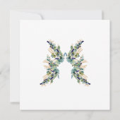 サマーウォーターカラーユーカリフローラ 招待状 (裏面)