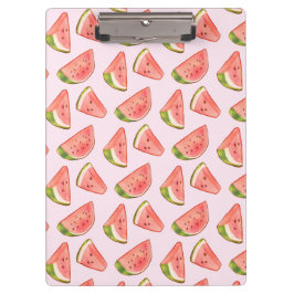 サマーウォーター色のスイカのスライス クリップボード