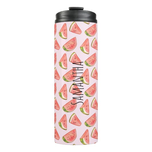 サマーウォーター色のスイカのスライス タンブラー (正面)