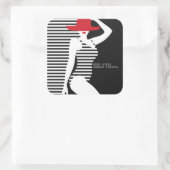 サマーウーマンのシール スクエアシール (バッグ)