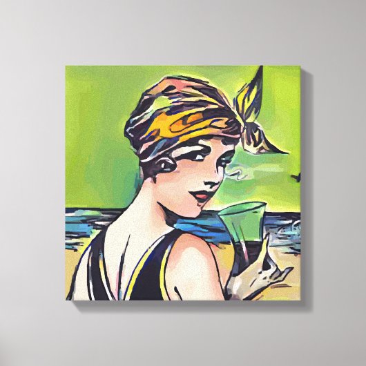 サマーウーマン キャンバスプリント (正面)