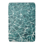 サマーエステティックウォーターウェーブズデザインスタイル バスマット (正面縦)
