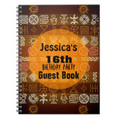 サマーエスニック16thバースデーパーティーゲストブック ノートブック (正面)