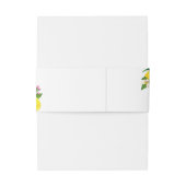 サマーエレガントイエローレモ結婚ン 招待状ベリーバンド (裏面例)