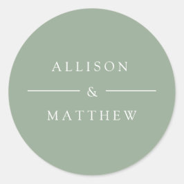 サマーエレガントグ・グ結婚リーンのシール ラウンドシール