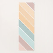 サマーエレガントビークリーム色 ヨガマット (裏面)