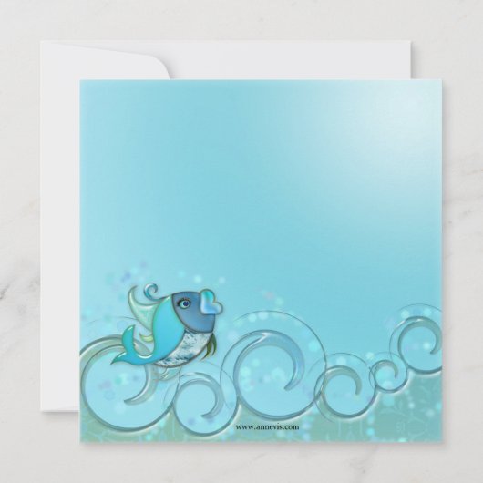 サマーエレガントプールパーティの招待状 招待状 (裏面)