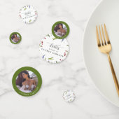 サマーエレガントワイルドフラワーウォーターブライダルシャワー コンフェッティ (グループ)