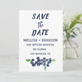 サマーエレガント海ウェーブビーチ結婚式 招待状 (スタンド正面)