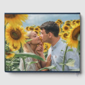 サマーエレガント秋ひまわり結婚の ゲストブック (裏面)