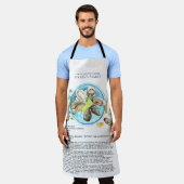 サマーオイスターロースト | レシピ ヘリテージエプロン エプロン (着用した状態)