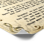 サマーオブソングリリックヴィンテージウォールアートプリント ポスター (角)