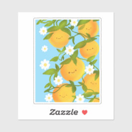 サマーオレンジツリーガーデン シール